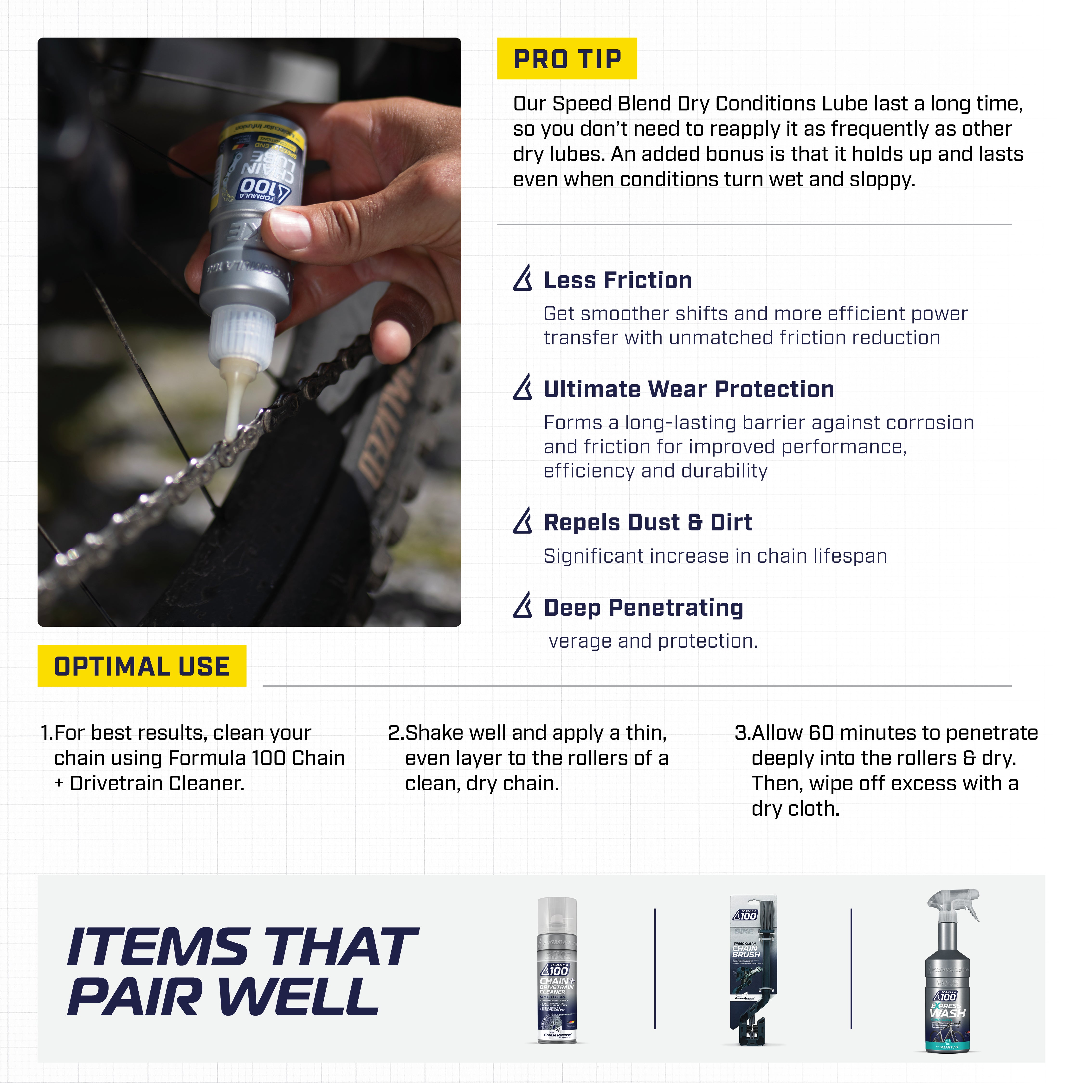 Dry Conditions Chain Lube - 300mL Aerosol