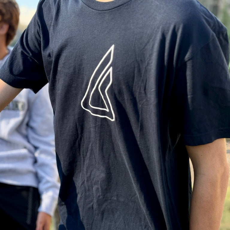 Navy Short Sleeve 'Inside Line' T-Shirt