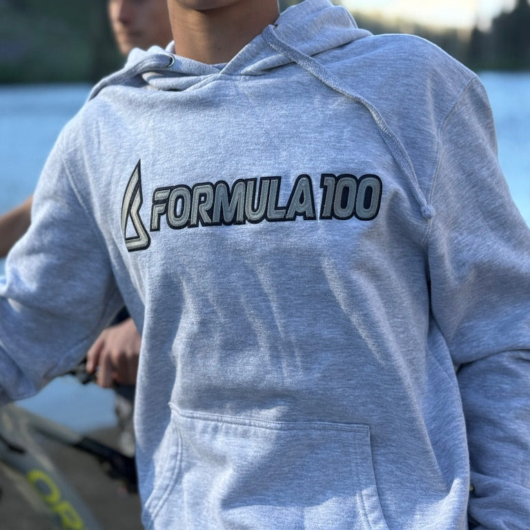 Grey Pullover 'Stealth' Hoodie