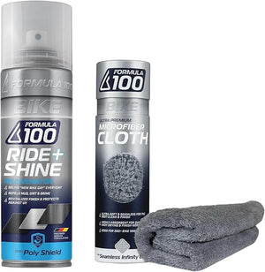 Refresh & Protect Kit - Ride + Shine Bike Finish & Ultra-Premium Microfiber Cloth