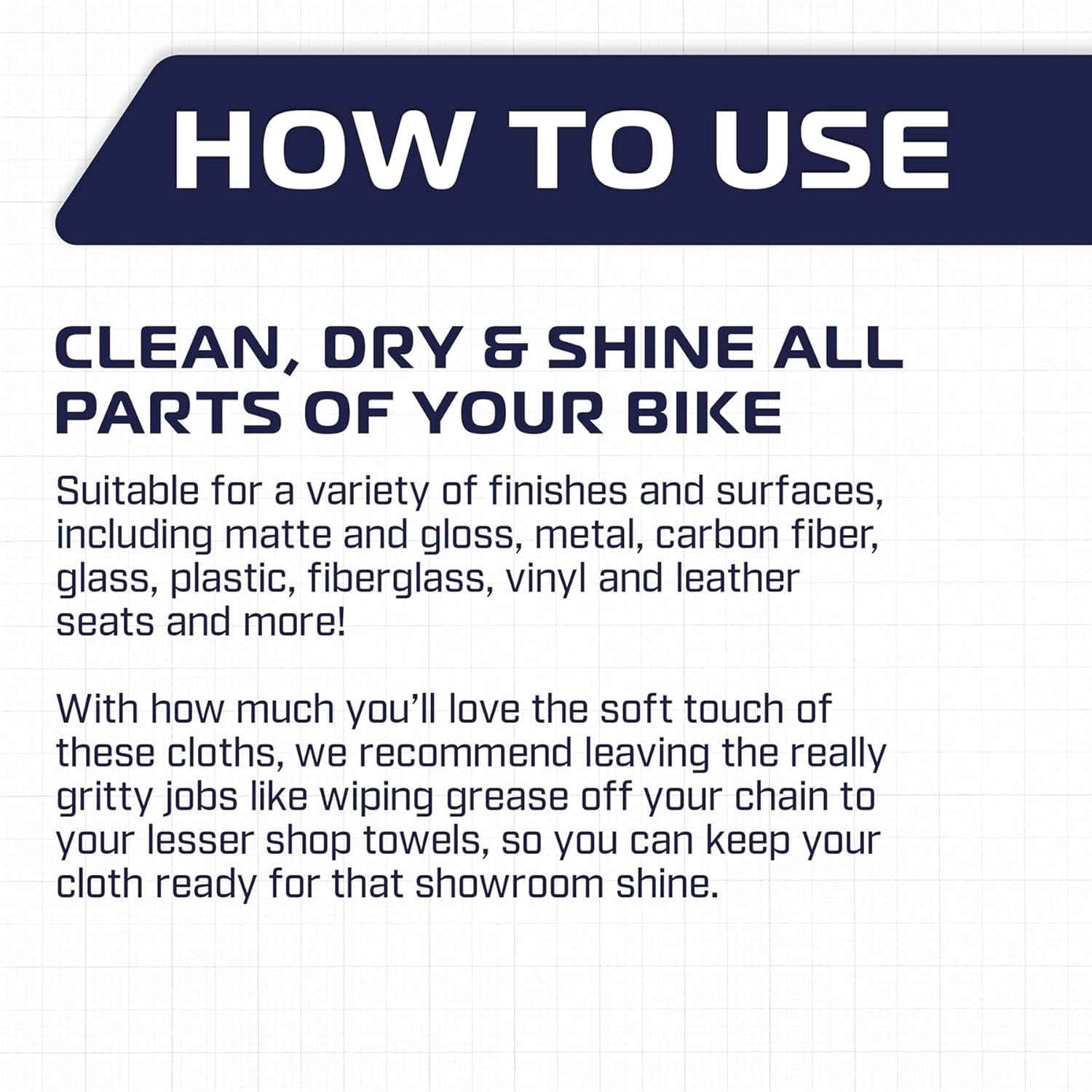 Refresh & Protect Kit - Ride + Shine Bike Finish & Ultra-Premium Microfiber Cloth
