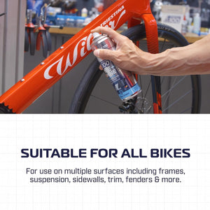 Refresh & Protect Kit - Ride + Shine Bike Finish & Ultra-Premium Microfiber Cloth