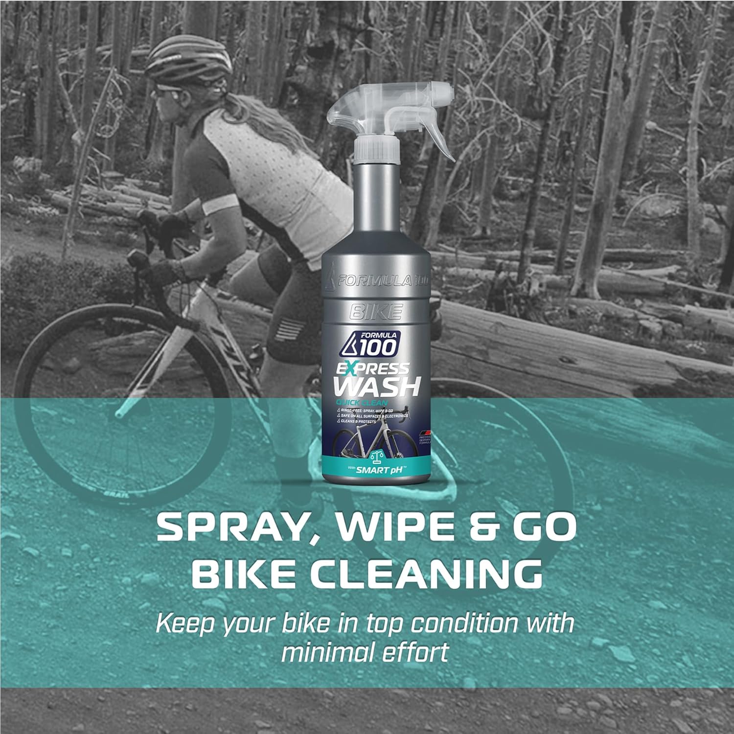 Waterless Wash Kit - Spray & Wipe Express Wash + Premium Microfiber Cloth