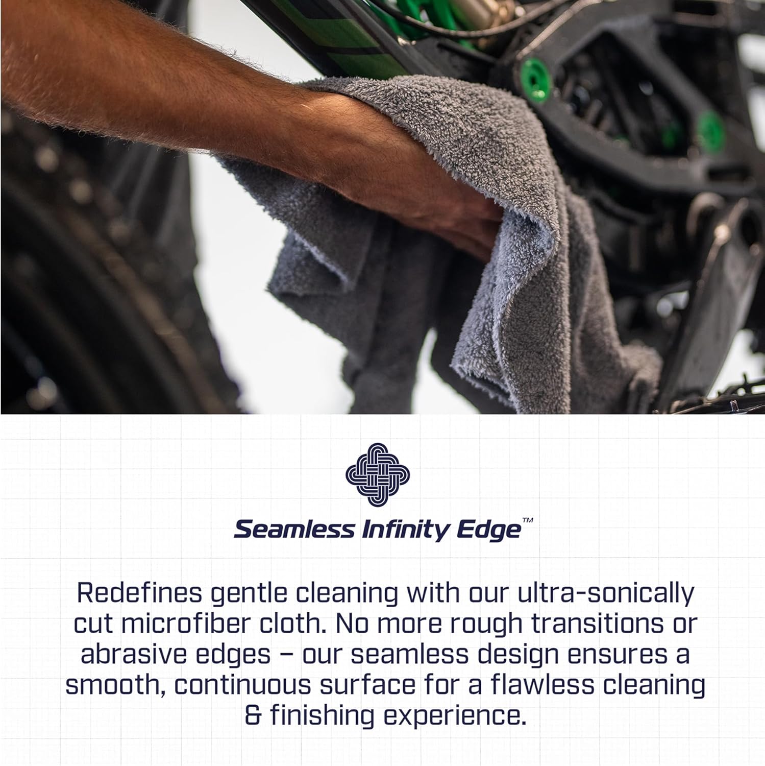 Refresh & Protect Kit - Ride + Shine Bike Finish & Ultra-Premium Microfiber Cloth