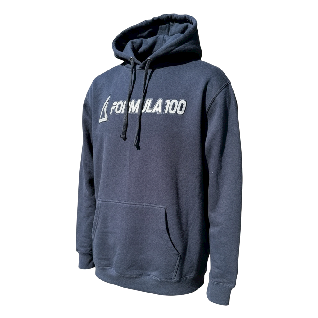 Navy Pullover 'Team' Hoodie