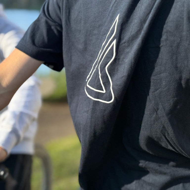 Navy Short Sleeve 'Inside Line' T-Shirt