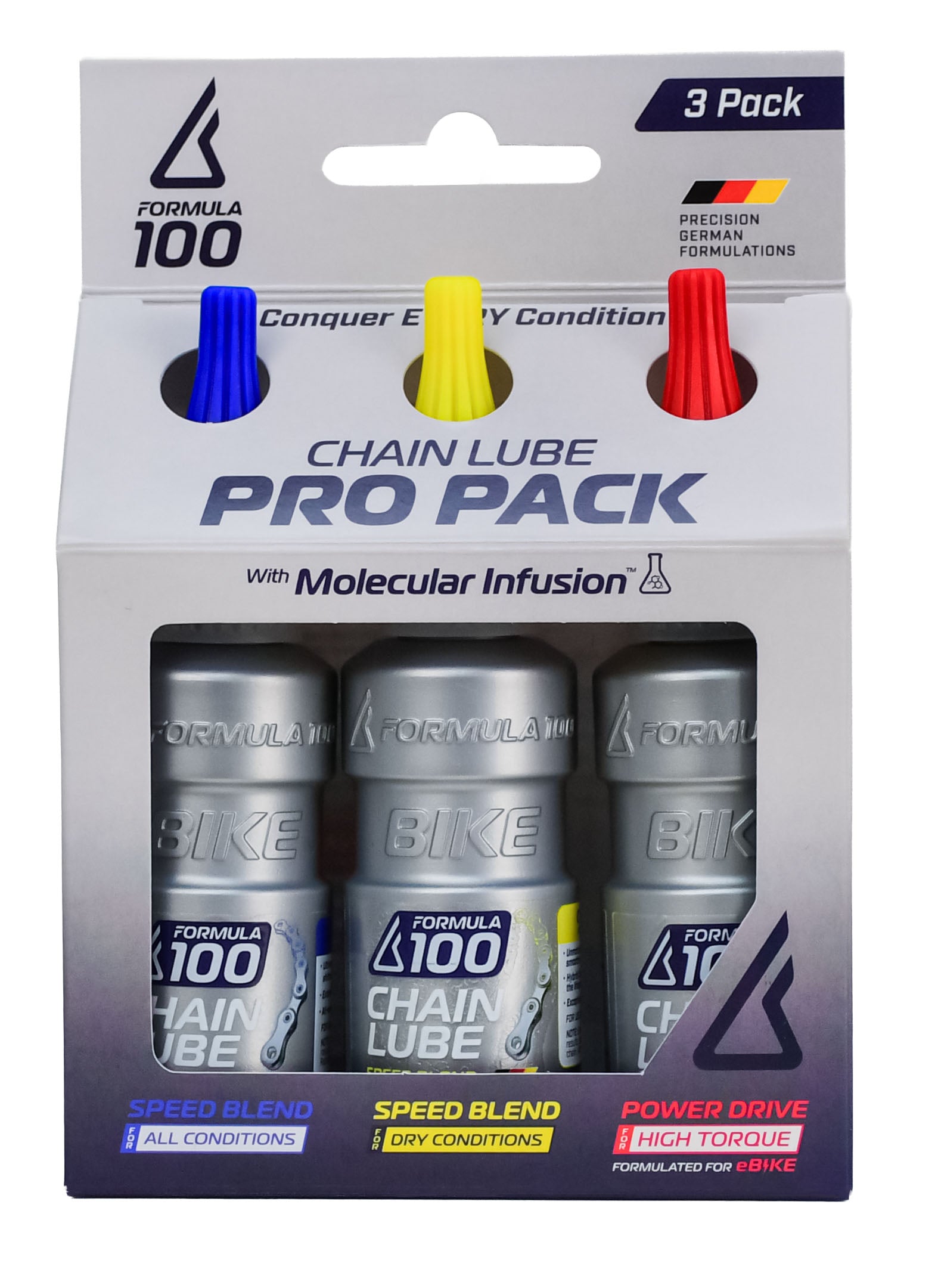 Formula 100 Chain Lube Pro Pack - 3x 50mL