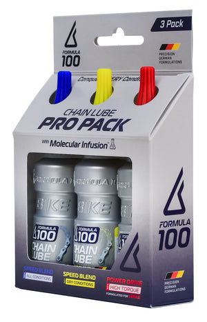 Formula 100 Chain Lube Pro Pack - 3x 50mL