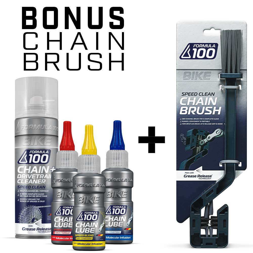 Chain Lube Sample Kit + Bonus Chain Brush