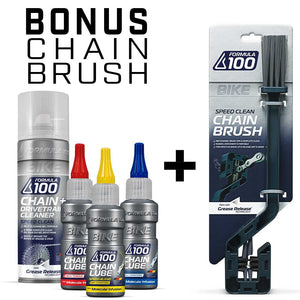 Chain Lube Sample Kit + Bonus Chain Brush
