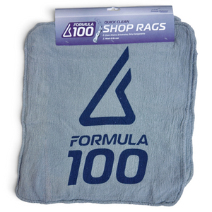 Formula 100 4-pack Cotton Shop Rags for Dirty Drivetrains - Gray