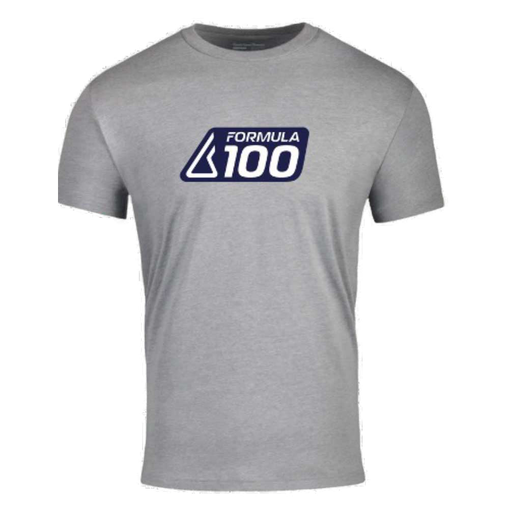 Gray Short Sleeve 'Lockup' T-Shirt