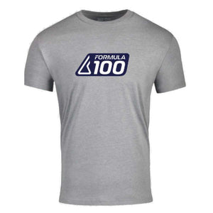 Gray Short Sleeve 'Lockup' T-Shirt