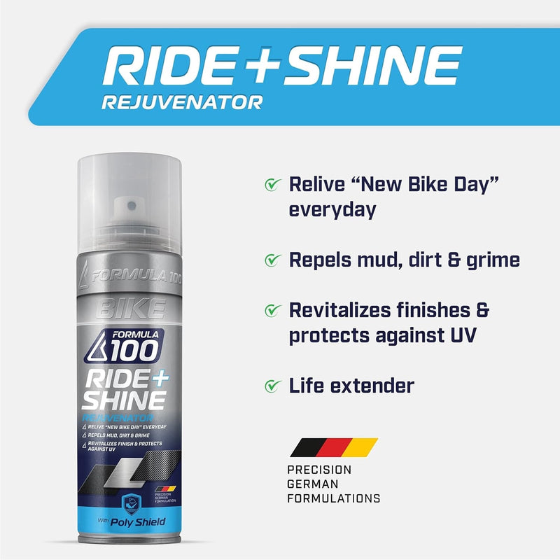 Refresh & Protect Kit - Ride + Shine Bike Finish & Ultra-Premium Microfiber Cloth