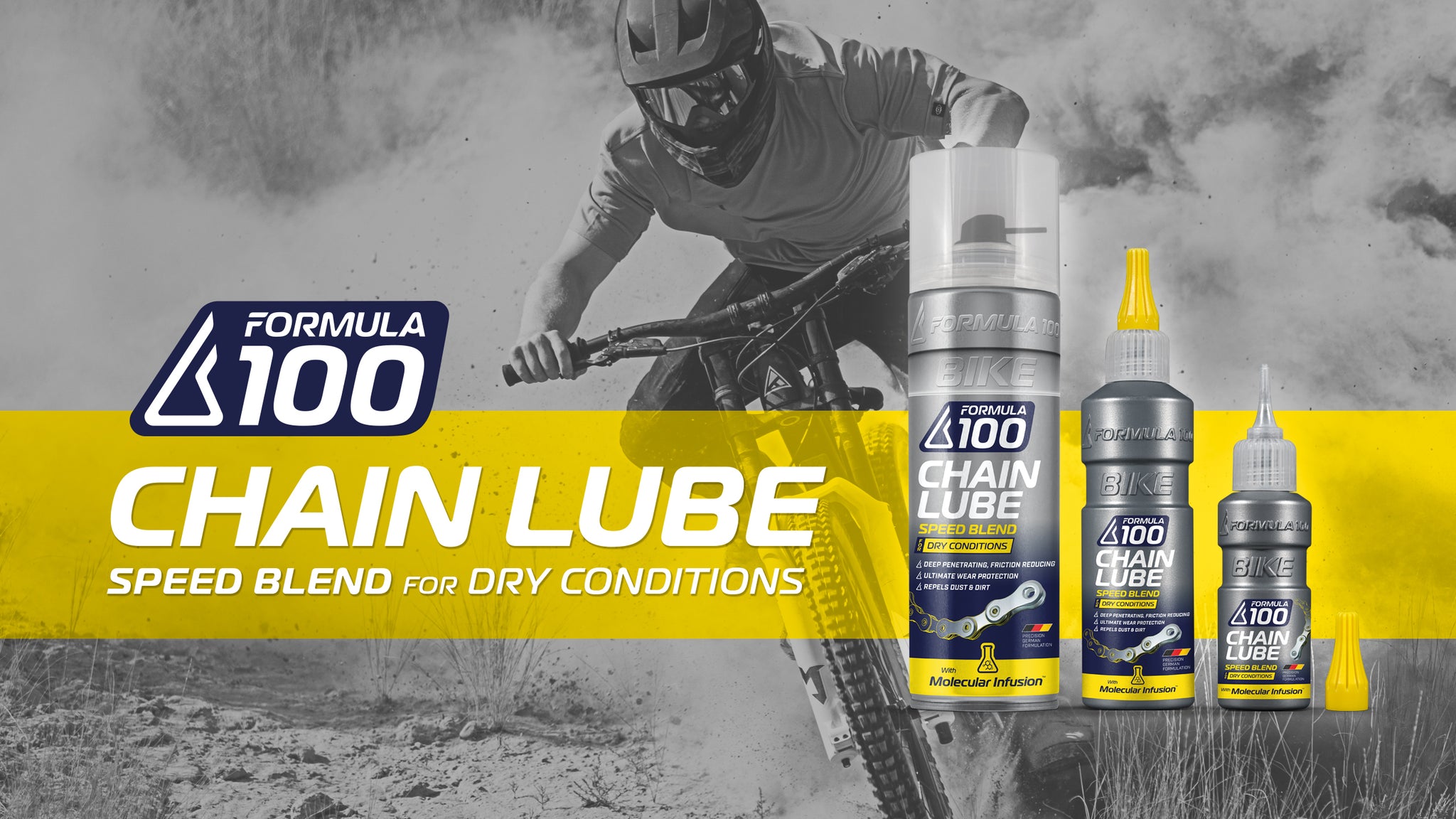 Dry Conditions Chain Lube 50mL – Formula 100 - Main Image